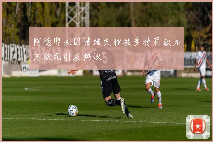阿德耶米因情绪失控被多特罚款九万欧元引发热议